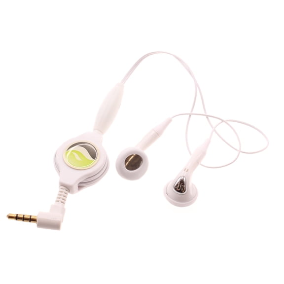 For TCL ION Z/X - Retractable Earphones Headphones Hands-free Headset 3.5mm w Mic Earbuds Earpieces