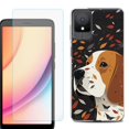 thumbnail image 1 of For TCL K11 Phone Case Cover, Shockproof Case with Tempered Glass Screen Protector, by OneToughShield - Beagle, 1 of 3