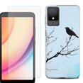 thumbnail image 1 of For TCL K11 Phone Case Cover, Shockproof Case with Tempered Glass Screen Protector, by OneToughShield - Bird at Dawn, 1 of 3