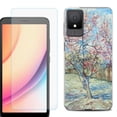 thumbnail image 1 of For TCL K11 Phone Case Cover, Shockproof Case with Tempered Glass Screen Protector, by OneToughShield - Blossom Tree, 1 of 3