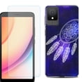 thumbnail image 1 of For TCL K11 Phone Case Cover, Shockproof Case with Tempered Glass Screen Protector, by OneToughShield - Dream Catcher, 1 of 3