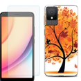 thumbnail image 1 of For TCL K11 Phone Case Cover, Shockproof Case with Tempered Glass Screen Protector, by OneToughShield - Golden Tree, 1 of 3