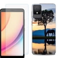 thumbnail image 1 of For TCL K11 Phone Case Cover, Shockproof Case with Tempered Glass Screen Protector, by OneToughShield - Horse Tree, 1 of 3