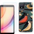 thumbnail image 1 of For TCL K11 Phone Case Cover, Shockproof Case with Tempered Glass Screen Protector, by OneToughShield - Songbird, 1 of 3