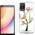 thumbnail image 1 of For TCL K11 Phone Case Cover, Shockproof Case with Tempered Glass Screen Protector, by OneToughShield - Tree Owl, 1 of 3