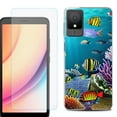 thumbnail image 1 of For TCL K11 Phone Case Cover, Shockproof Case with Tempered Glass Screen Protector, by OneToughShield - Underwater, 1 of 3