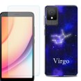 thumbnail image 1 of For TCL K11 Phone Case Cover, Shockproof Case with Tempered Glass Screen Protector, by OneToughShield - Virgo, 1 of 3
