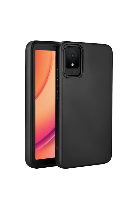 For TCL K11 TPU Full Body Scratch Proof Shockproof Protective Hybrid Case Cover Black