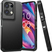For TCL K33 5G T513V Shockproof Hybrid Cell Phone Cover Case - MK Black