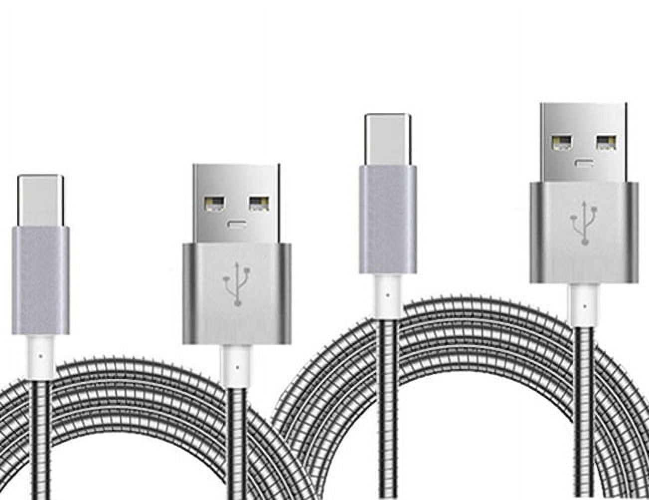For TCL TAB 10s 10.1/TABMAX 10.4 - 3ft and 6ft USB-C Cable Data Fast Charger Cord Long Type-C Power