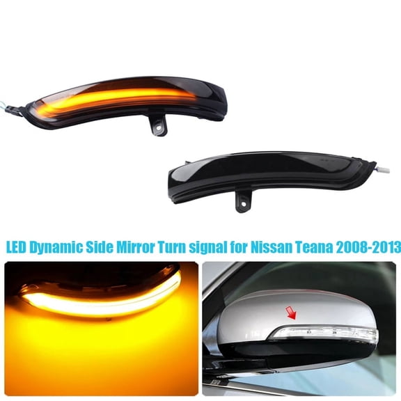 For TEANA J32 2008 - 2013 Car Dynamic LED Blinker Rearview Mirror Light Turn Signal Li y19549