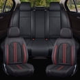 For TOYOTA Full Nappa Leather Car Seat Cover 5Sit Front Rear Full Set