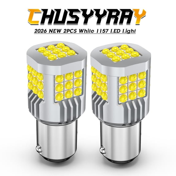 For TOYOTA Tacoma 1995-2004 1157 2057 White LED Tail Brake Parking Light Bulbs