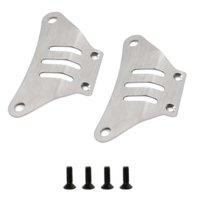 For Tamiya TT-02 Chassis Protection Plates Scratch-Resistant, Stainless Steel, Easy Installation