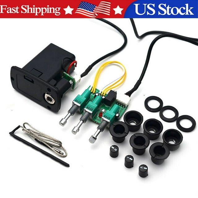 For Taylor Acoustic Guitar Pickups 3Bands Active Equalizer Preamp