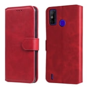 For Tecno Spark 6 Go Classic Calf Texture PU + TPU Horizontal Flip Leather Case with Holder & Card