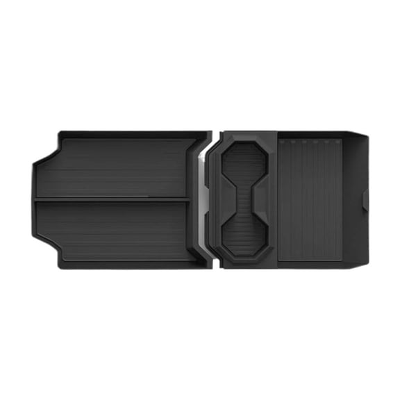For Tesla Cybertruck 2024 2025 Center Console Lower Storage Box Car Accessories Drinks Holder Tray Organizer Tidying