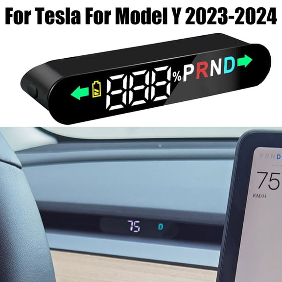For Tesla For Model Y Heads Up Speed Display for Cars 2023 2024 Protects Interior Integrity During Installation