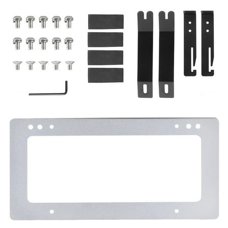 For Tesla Model 3 2017-2021 Car License Plate Frame Free Perforation American License Plate Mounting Holder