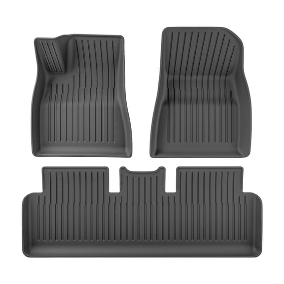 For Tesla Model 3 Highland 2024 TPE 3D Car Floor Mats Cargo Liner Trunk Pad Waterproof Protective Accessories