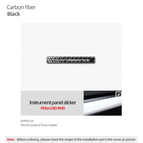 For Tesla Model 3 Highland Model Y Juniper Model X S Carbon Fiber Dashboard Stickers Instrument Trim Car Interior Accessories.