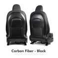 thumbnail image 1 of For Tesla Model 3 /Model Y Car Seat Back Protector Anti Kick Pad Leather Carbon Fiber Car Seat Anti Scratch Mats Accessories, 1 of 5