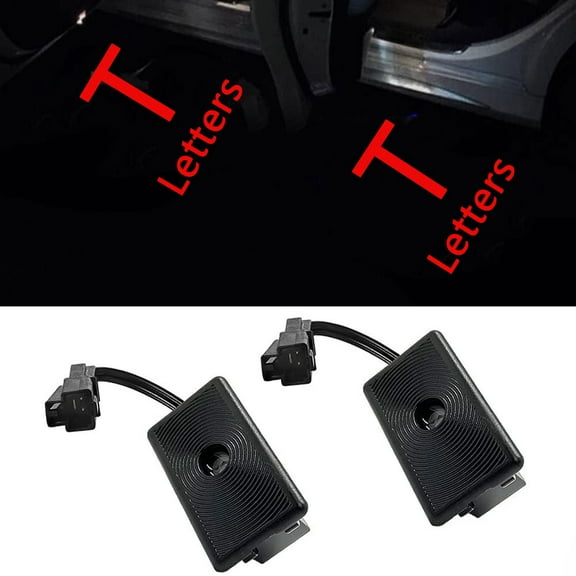 For Tesla Model 3 highland LED Logo Projector Puddle Lights Ultra-Bright Welcome Light 3D Laser Ghost Shadow Light Model Y/3/S/X