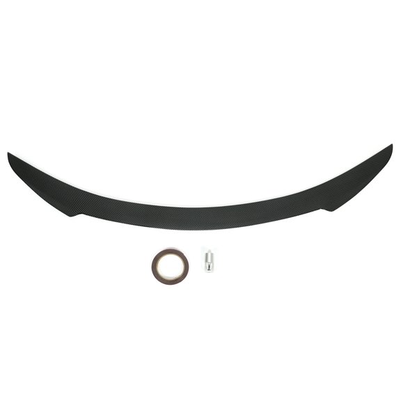 For Tesla Model S 2012-2021 Carbon Fiber Style Rear Trunk Lid Spoiler Wing ABS