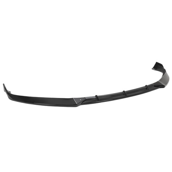 For Tesla Model S 2016-2020 Glossy Black Front Bumper Lip Spoiler Splitter, Aerodynamic Lower Lip Valance