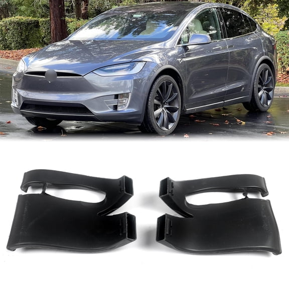 For Tesla Model X 2016- 2021 Front Air Intake Duct Vent 1043927-00-E+1043929-00-E