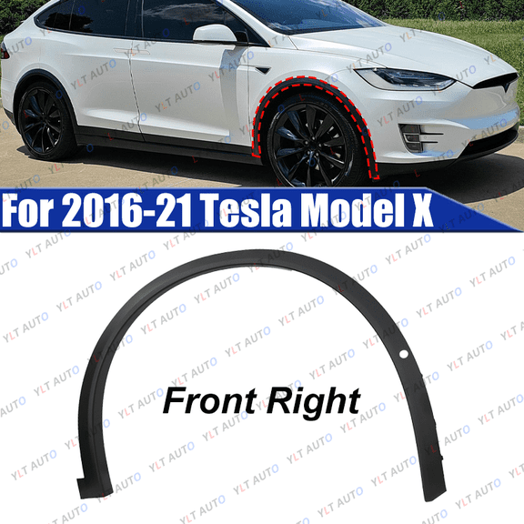 For Tesla Model X 2016-2021 Front Fender Flare Wheel Molding Trim RH 103528900L