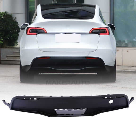 For Tesla Model Y 2020 2021-2023 Rear Bumper Lower Fascia Valance Cover Trim