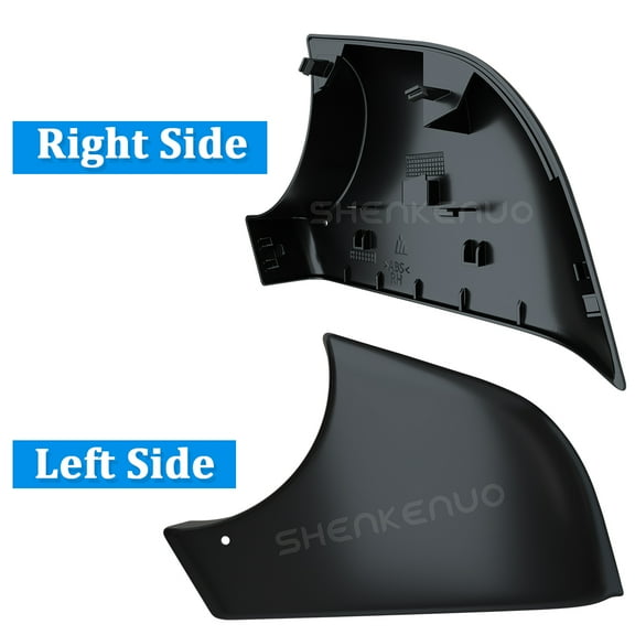 BSBSDJB Automotive Side Mirror Cover Overlay for Tesla Model Y 2020-2023 Left Right Side Rear View Black ABS 2-Pack