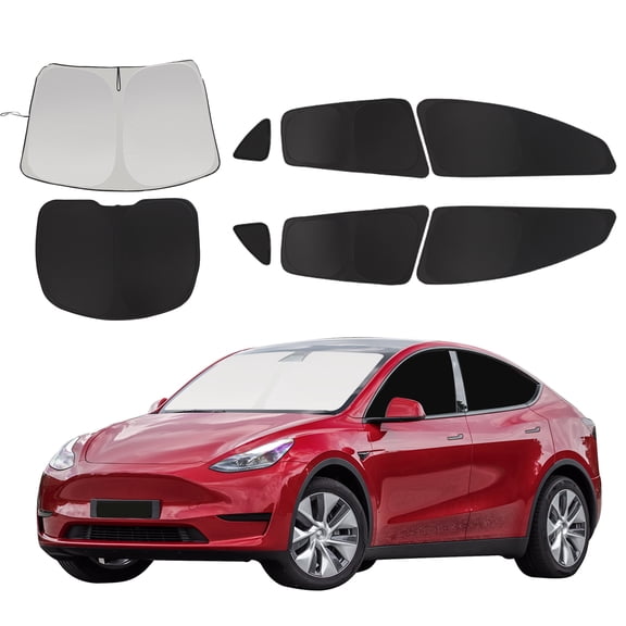 For Tesla Model Y 2020-2024 Privacy Side Window Cover Sun Shade Kit