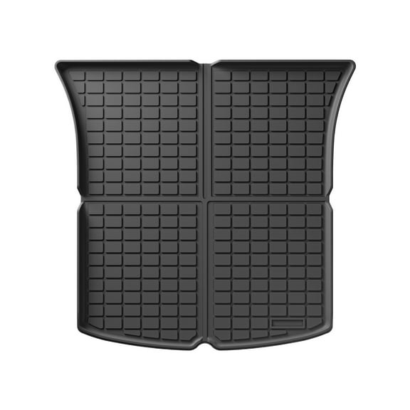 For Tesla Model Y 21-25 Rear Trunk Mat Rear Cargo Liner Pad Protective All Weather Car Interior Accessories Black