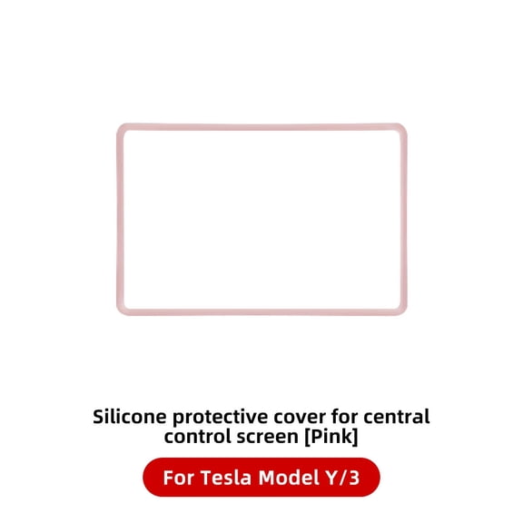 For Tesla Model Y Model 3 highland Central Control Navigation Screen Protector Frame Silicone Protective Trim For Tesla Model 3