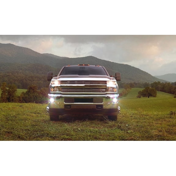 For The BlingLights Brand LED Fog Lamps for 2015-2019 Chevrolet Silverado 2500 3500 HD