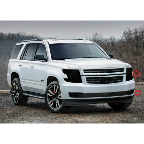 For The BlingLights Tinted Headlight Protection Film Covers for Chevrolet Tahoe GMT K2UC