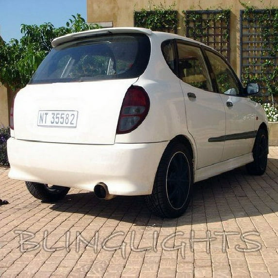 For The Daihatsu Sirion Tinted Smoked Protection Overlays for Taillamps Taillights Tail Lamps Lights