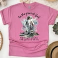 thumbnail image 1 of For The Grace of God T-Shirt – Titus 2:11 Watercolor Jesus, Heliconia, Size 2XL, 1 of 6
