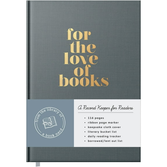 For The Love Of Books: A Book Journal And Planner For Book Lovers To Track, Log