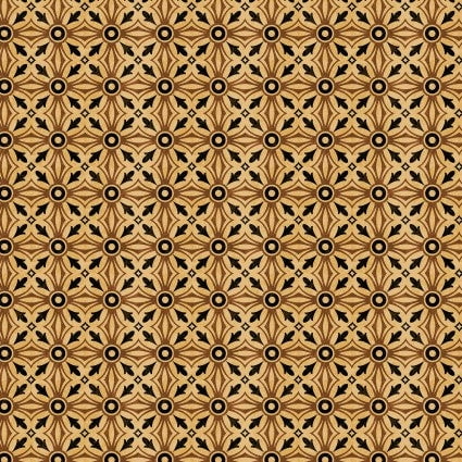 For The Love Of Coffee Coffee Medallion Cotton Fabric