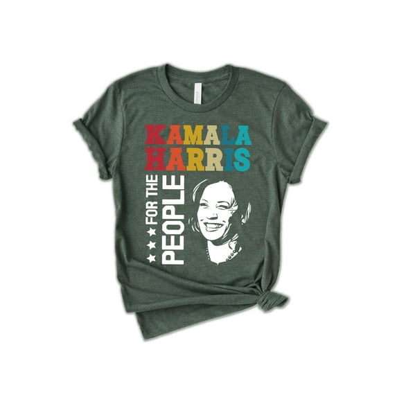 "For The People" Shirt for Women & Men - 2024 Election Theme Graphic Tee - Comfortable USA-Made T-Shirt