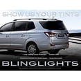 thumbnail image 1 of For The SsangYong Rodius Dark Tail Light Lense Film Overlay Kit Tinted Lamp Protective Vinyl, 1 of 6