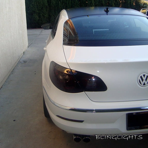 For The Volkswagen VW Passat CC Tinted Smoked Protection Overlays for Taillamps Taillights Tail Lamps Lights
