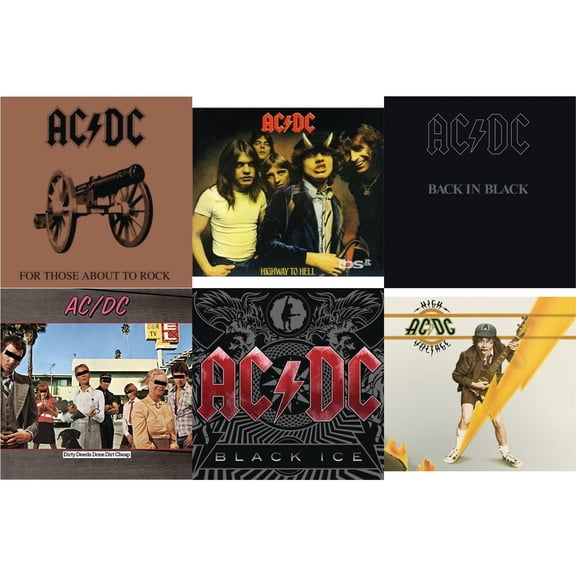 For Those About To Rock & Highway To Hell & Back In Black & Dirty Deeds Done Dirt Cheap & Black Ice & High Voltage [CD Bundle]