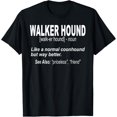 thumbnail image 1 of For Those who Hunt with Walker Coonhounds T-ShirtMen's and women's gift, black and white T-shirt, size: Extra large S-4XL, 1 of 4