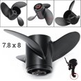 thumbnail image 1 of For Tohatsu Nissan Mercury 4-6HP 3R1W64516-0 Aluminum Outboard Propeller 7.8 x 8, 1 of 9