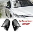 thumbnail image 1 of For Toyota 2018-2019 Camry Gloss black ox horn Rear view mirror cover trim 2pcs, 1 of 9