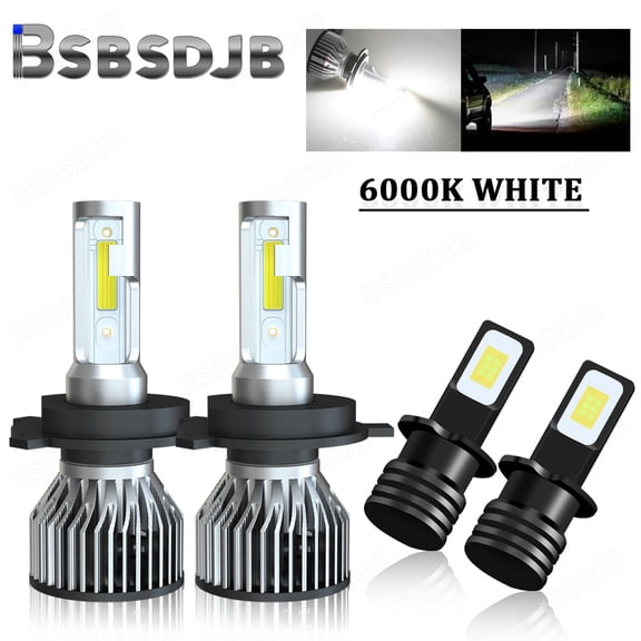 For Toyota 4Runner 1999-2002 LED Bulbs Headlight 9003 + H3 Fog Light Cold White